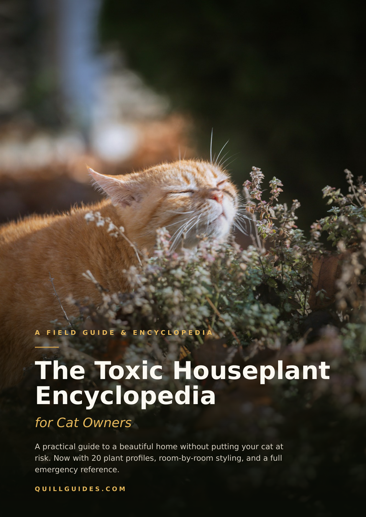 The Toxic Houseplant Encyclopedia for Cat Owners - cover